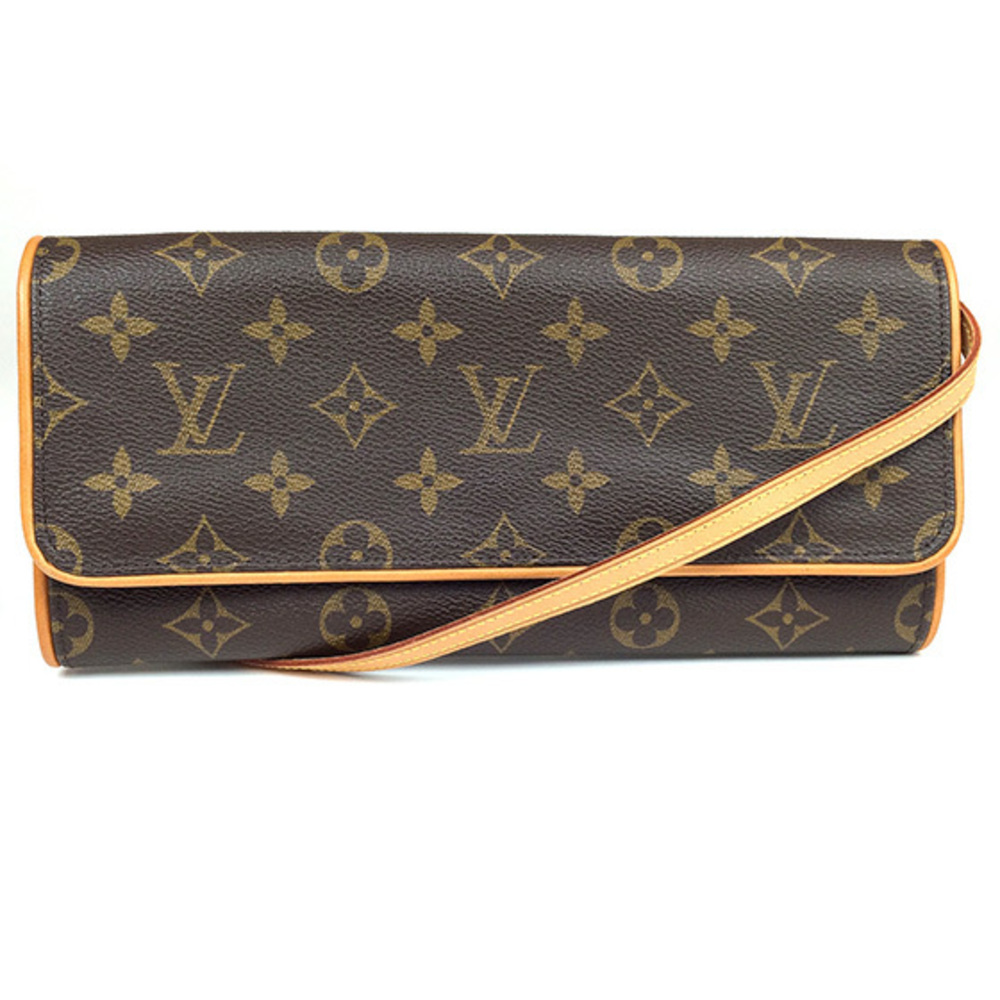Louis Vuitton Monogram Pochette Twin GM Shoulder Bag